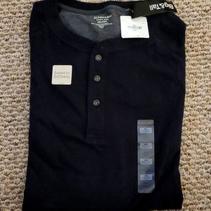 St. John's Bay Men's 4xl 3-Button Henley